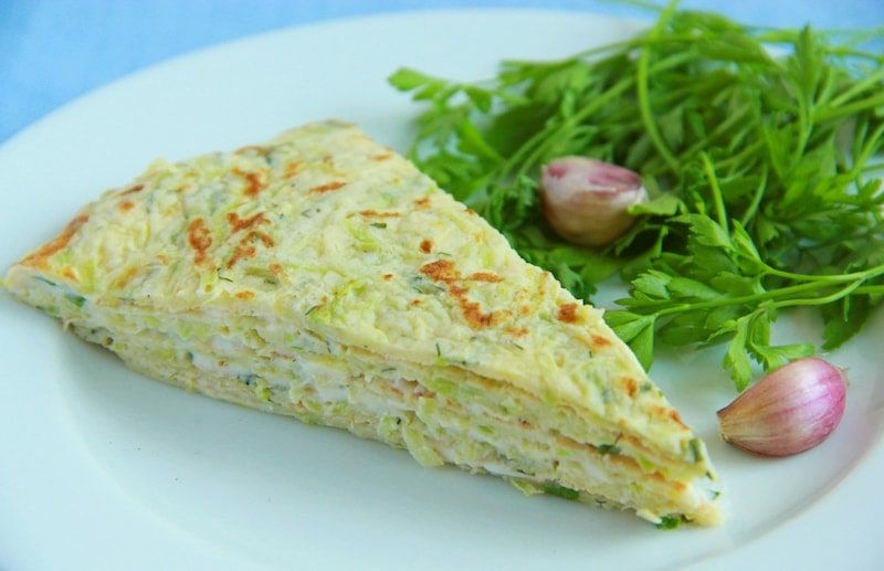 pastel de calabacín