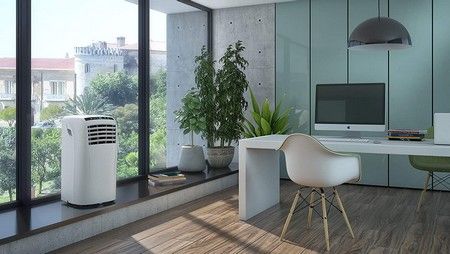 aire acondicionado portátil oficina