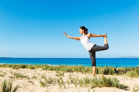Deporte al aire libre yoga