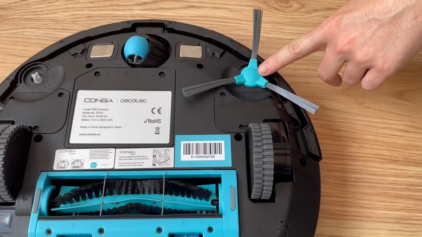 Prueba componentes robot aspirador 10mejores