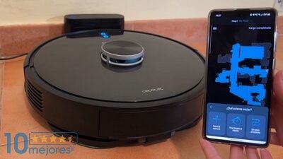 Robot aspirador con sistema de navegación por app