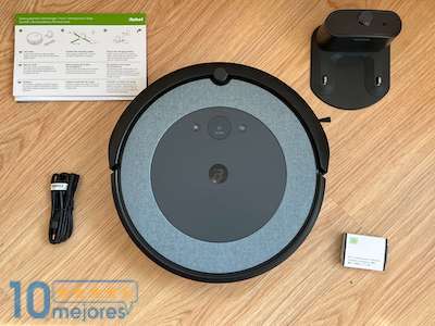 roomba que viene en la caja